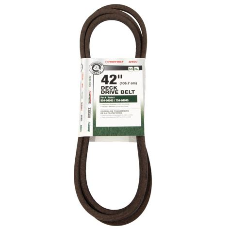 L and 5/8 in. . Mower belts at tractor supply
